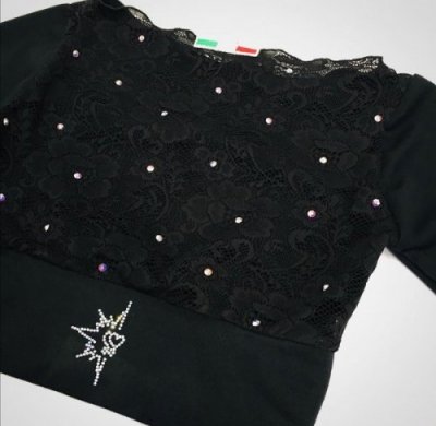 Liva Crop Top Black