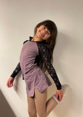 Valerira Illusion and black Lace Shirt 