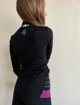 K-Neck Shirt with Bow Alchemy insert