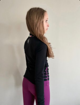 K-Neck Shirt with Bow Alchemy insert