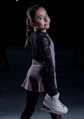 Valerira Illusion and black Lace Shirt 