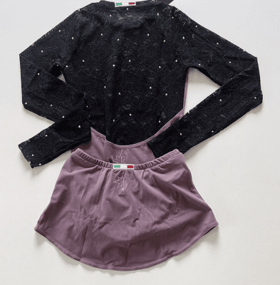 Valerira Illusion and black Lace Shirt 