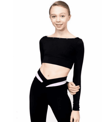 Liva Crop Top Black