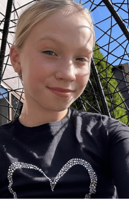 Performance Long Sleeve Shirt Big Crystal Heart